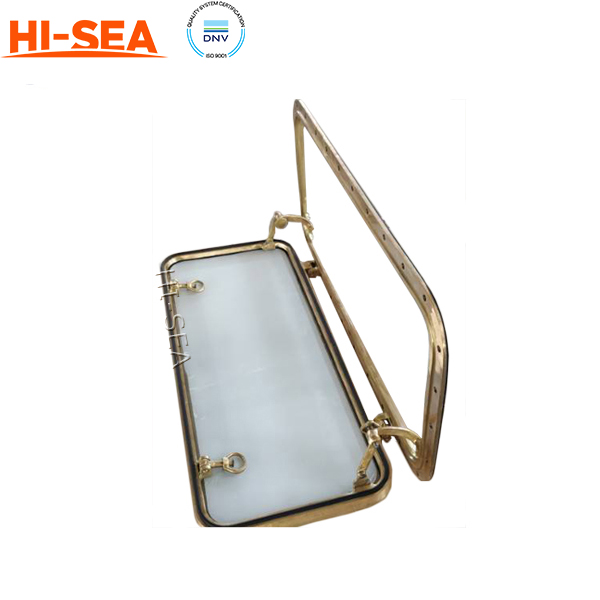 Marine Brass Bolted Rectangular Window